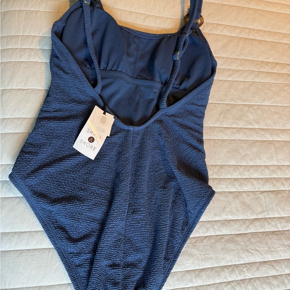 Shade & Shore Navy One Piece Swimsuit - Picture 3 of 6